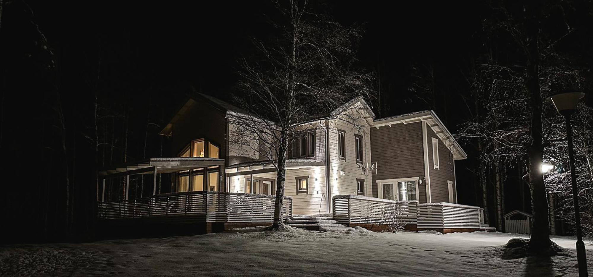 Luxurious Villa Kinos With Jacuzzi Rovaniemi Exteriör bild