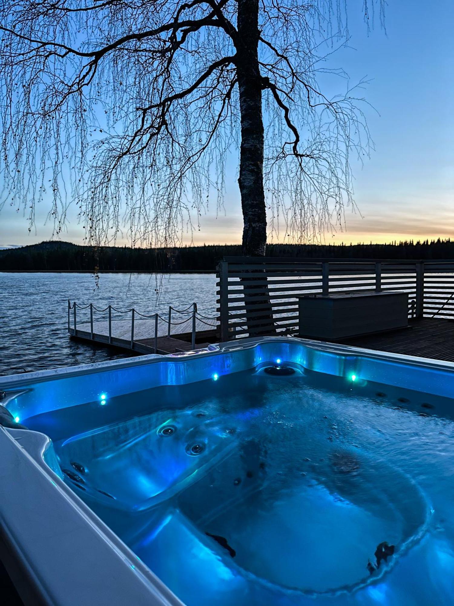 Luxurious Villa Kinos With Jacuzzi Rovaniemi Exteriör bild
